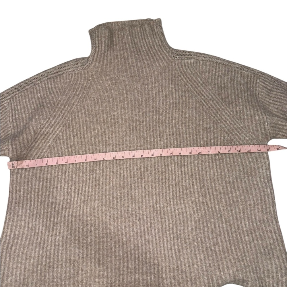 3.1 Phillip Lim Taupe Lace Detail Pullover Sweater Size XS - Picture 8 of 12
